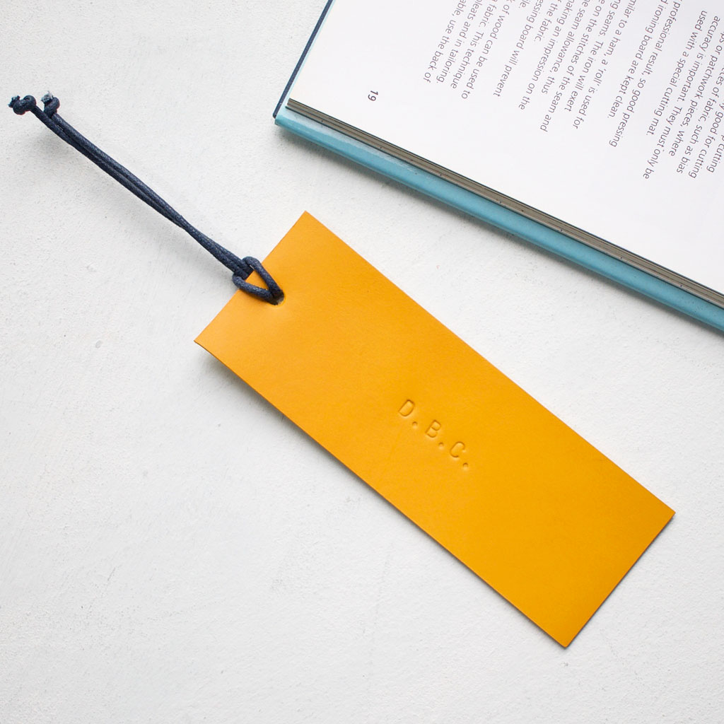 LUXURY LEATHER BOOKMARK - Swag And Tassel